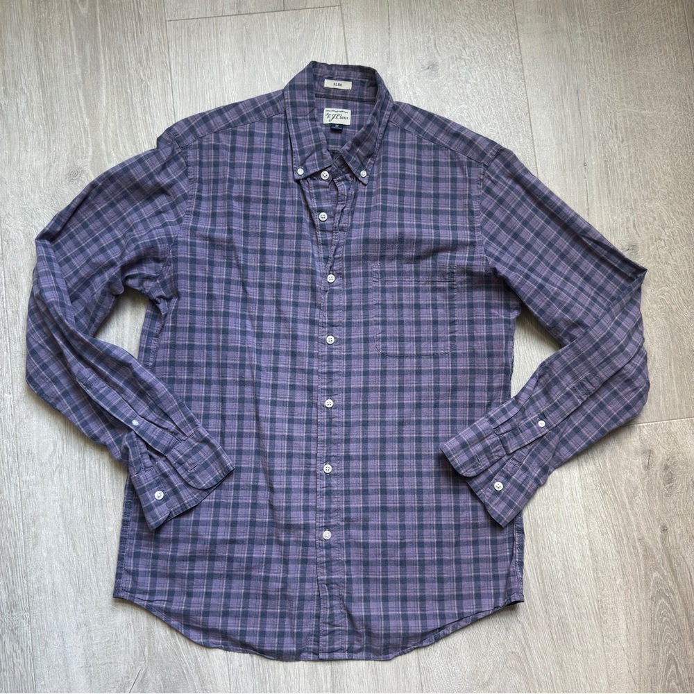 J. Crew Purple Casual Button Down Shirt